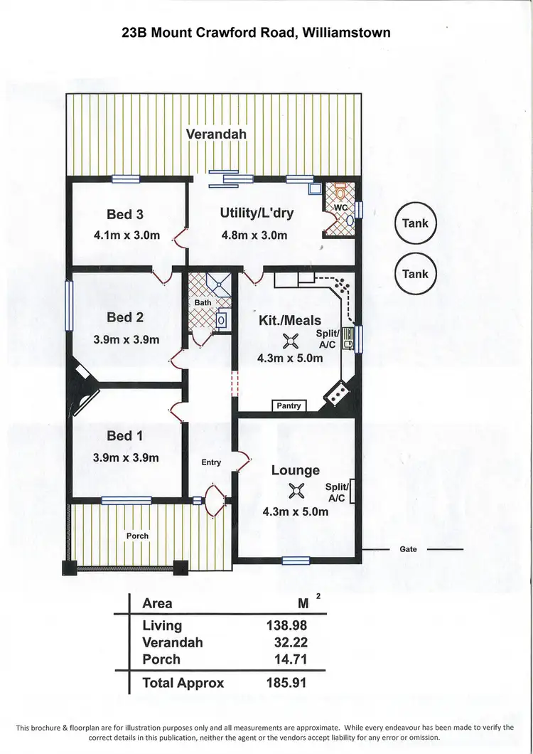 Floorplan of Homely house listing, 23B Mount Crawford Road, Williamstown SA 5351