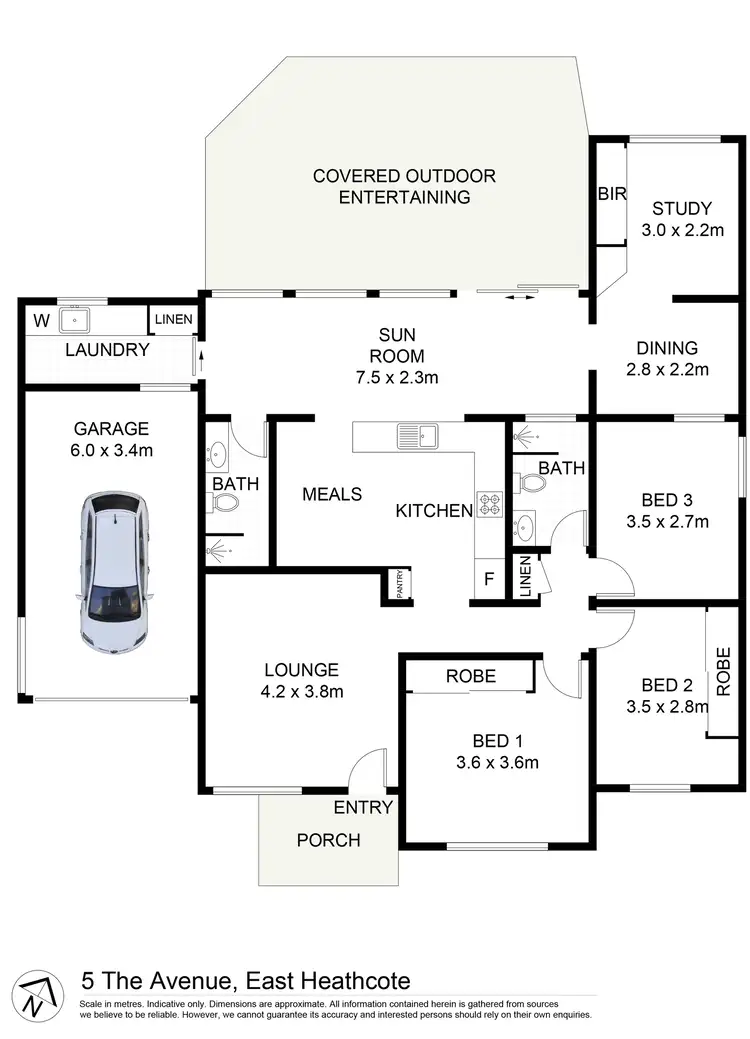 Floorplan of Homely house listing, 5 The Avenue, Heathcote NSW 2233