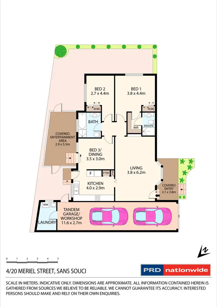 Floorplan of Homely villa listing, 4/20 Meriel Street, Sans Souci NSW 2219