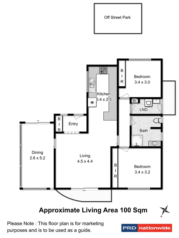 Floorplan of Homely unit listing, 1/478 Nelson Road, Mount Nelson TAS 7007
