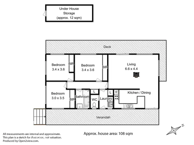 Floorplan of Homely house listing, 7 Matthew Flinders Drive, Alonnah TAS 7150