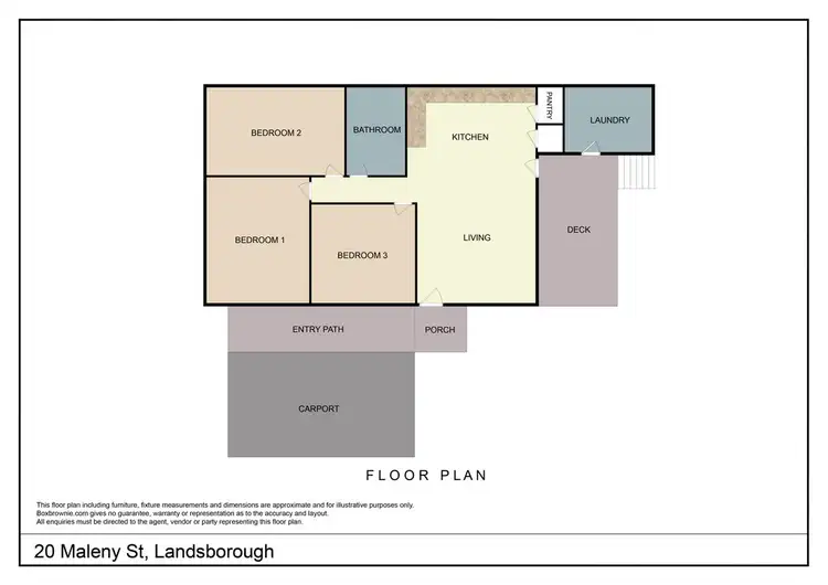 Floorplan of Homely house listing, 20 Maleny St, Landsborough QLD 4550