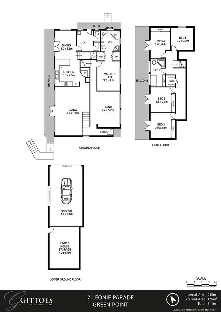 Floorplan of Homely house listing, 7 Leonie Parade, Green Point NSW 2251
