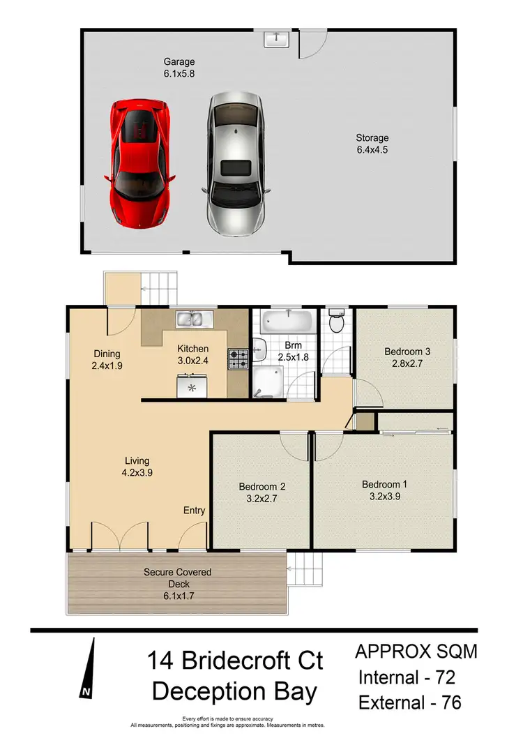Floorplan of Homely house listing, 14 Bridecroft Court, Deception Bay QLD 4508