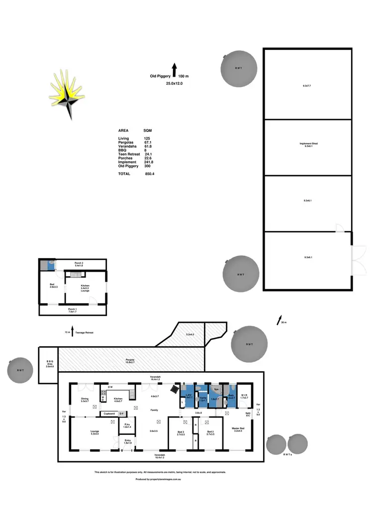 Floorplan of Homely house listing, 1279 Finch Road, Barabba SA 5460