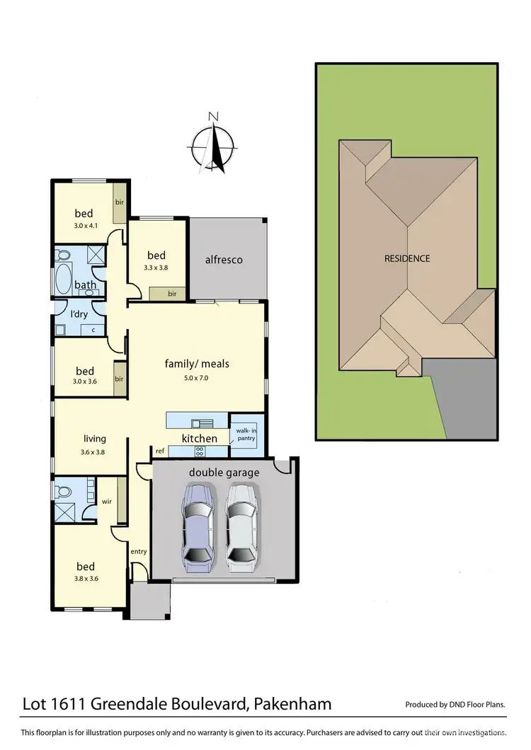 Floorplan of Homely house listing, 111 Greendale Boulevard, Pakenham VIC 3810