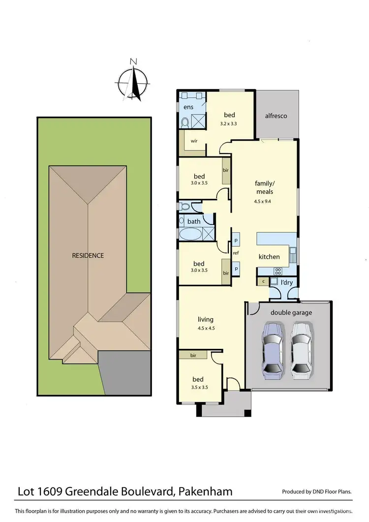 Floorplan of Homely house listing, 107 Greendale Boulevard, Pakenham VIC 3810