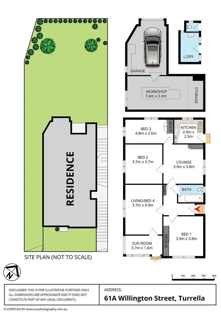 Floorplan of Homely house listing, 61a Willington Street, Arncliffe NSW 2205