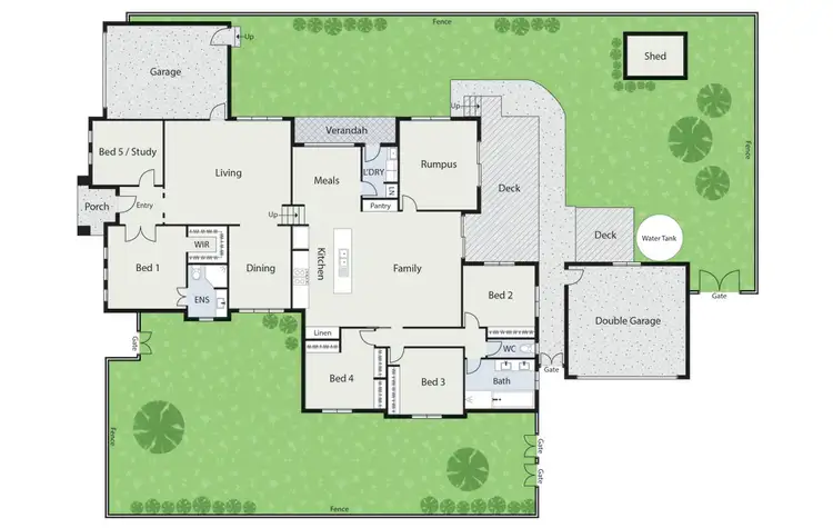 Floorplan of Homely house listing, 32 Mawson Drive, Mawson ACT 2607