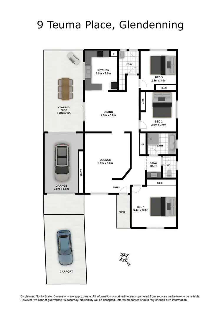 Floorplan of Homely house listing, 9 Teuma Place, Glendenning NSW 2761