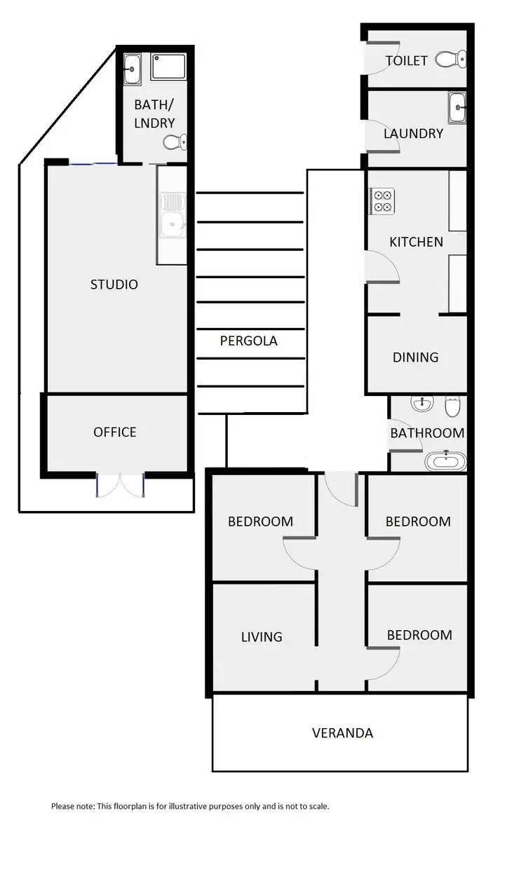 Floorplan of Homely house listing, 120 Fitzroy Street, Dubbo NSW 2830