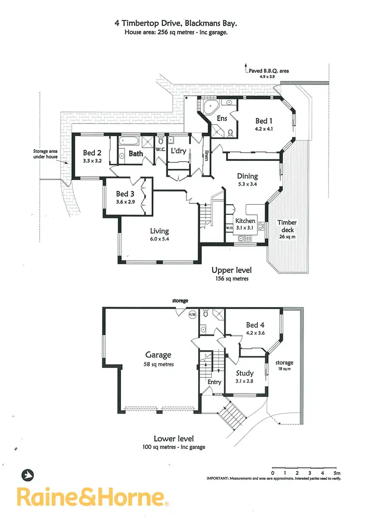 Floorplan of Homely house listing, 4 Timbertop Drive, Blackmans Bay TAS 7052