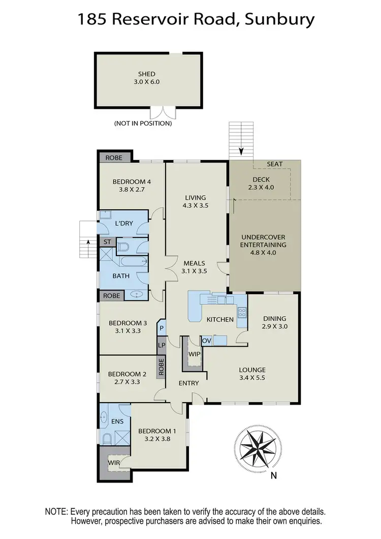 Floorplan of Homely house listing, 185 Reservoir Road, Sunbury VIC 3429