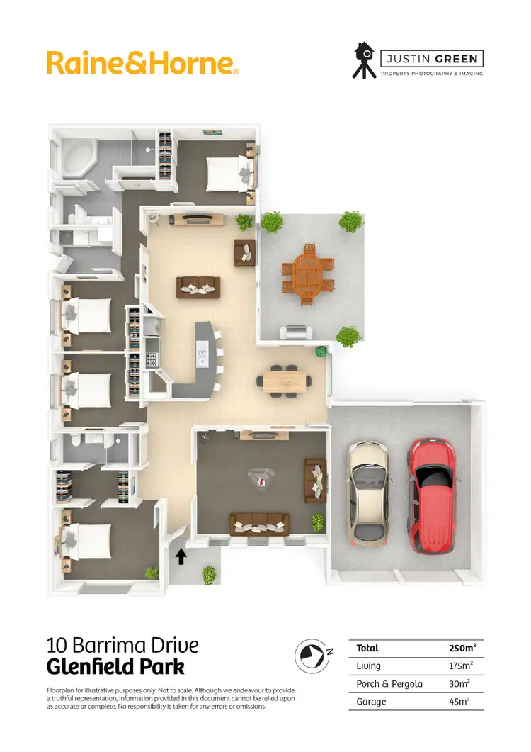 Floorplan of Homely house listing, 10 Barrima Drive, Glenfield Park NSW 2650