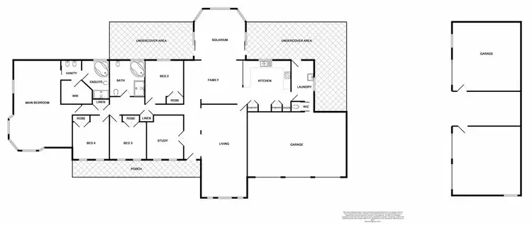 Floorplan of Homely house listing, 48 Baileys Lane, Abermain NSW 2326