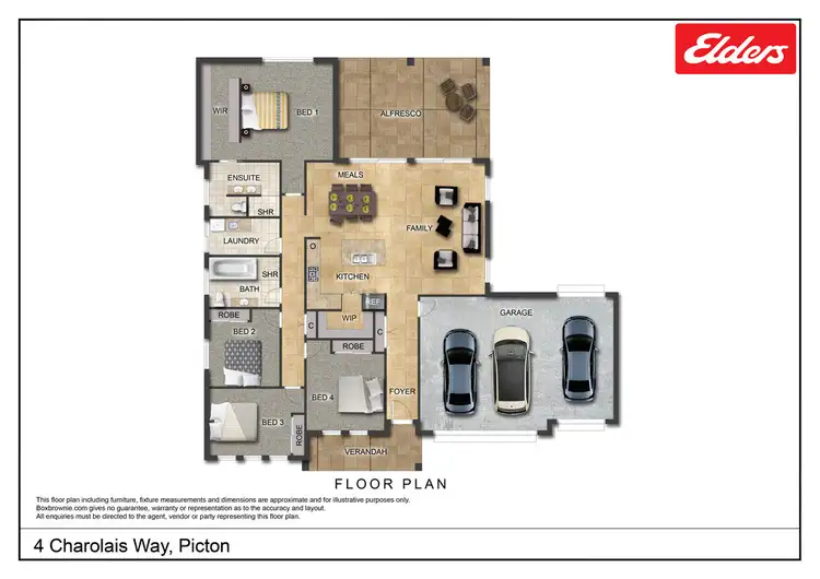 Floorplan of Homely house listing, 4 CHAROLAIS WAY, Picton NSW 2571