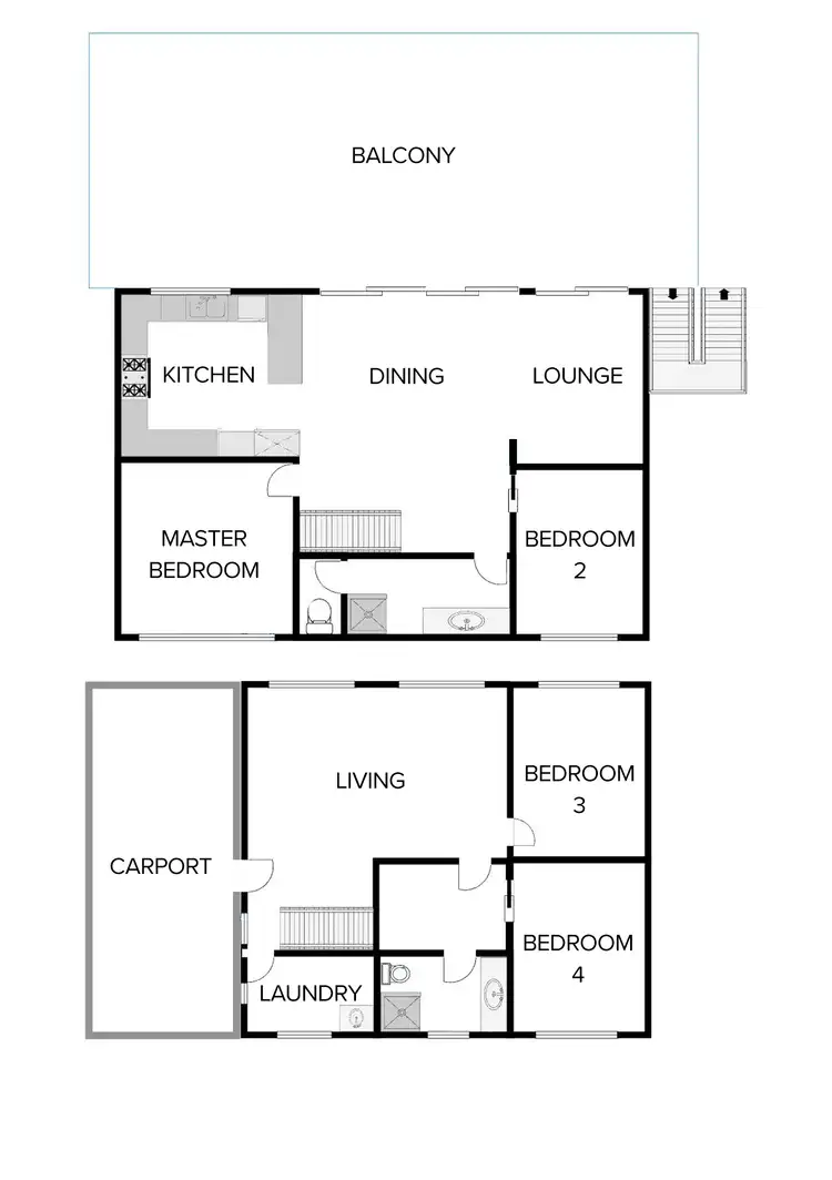 Floorplan of Homely house listing, 5 Georgette Road, Gracetown WA 6284