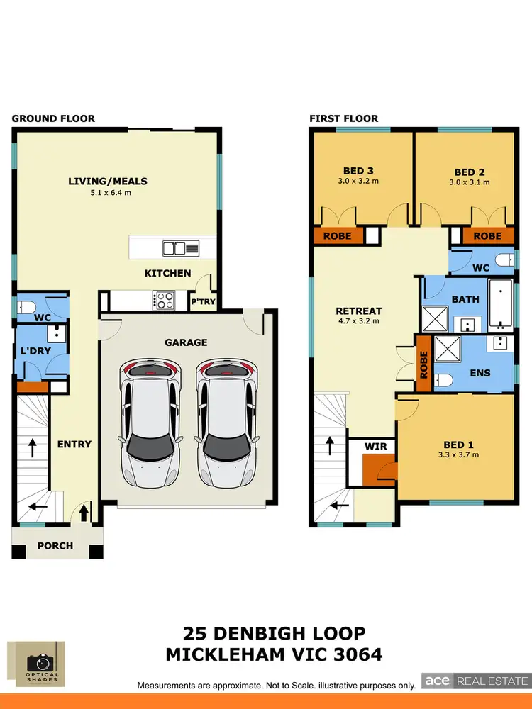 Floorplan of Homely house listing, 25 Denbigh Loop, Mickleham VIC 3064