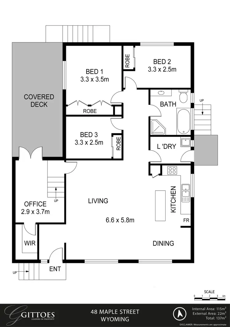 Floorplan of Homely house listing, 48 Maple Street, Wyoming NSW 2250