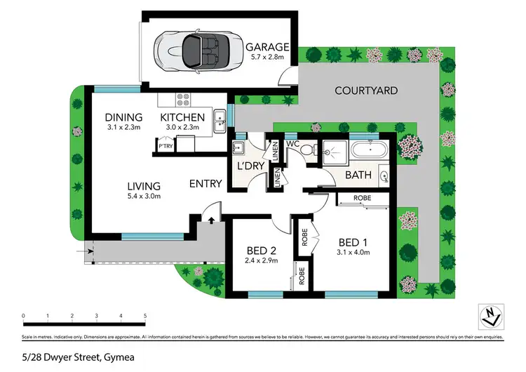 Floorplan of Homely villa listing, 5/28 Dwyer Street, Gymea NSW 2227