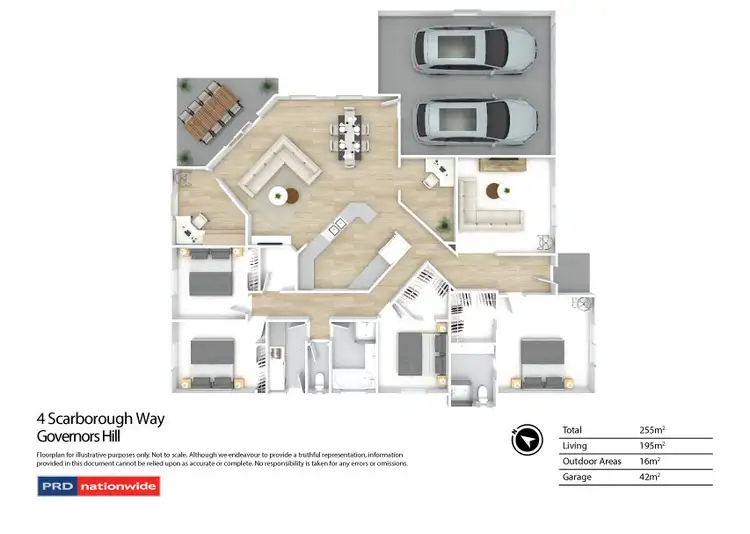 Floorplan of Homely house listing, 4 Scarborough Way, Gumly Gumly NSW 2652