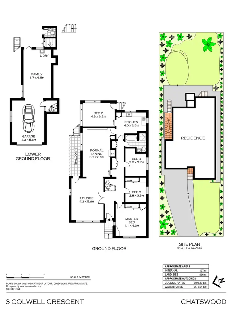 Floorplan of Homely house listing, 3 Colwell Crescent, Chatswood NSW 2067
