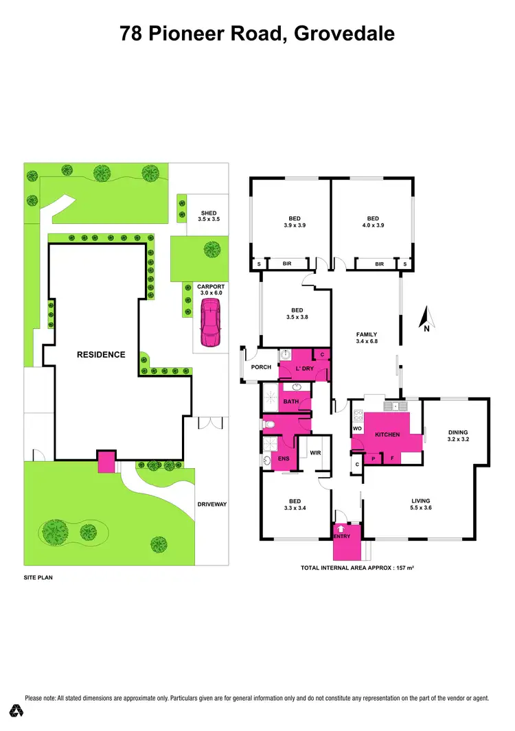 Floorplan of Homely house listing, 78 Pioneer Road, Grovedale VIC 3216