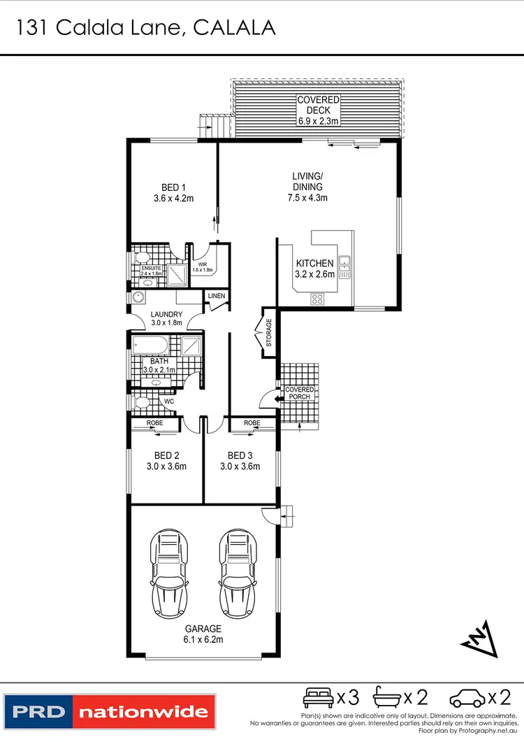 Floorplan of Homely house listing, 131 Calala Lane, Tamworth NSW 2340