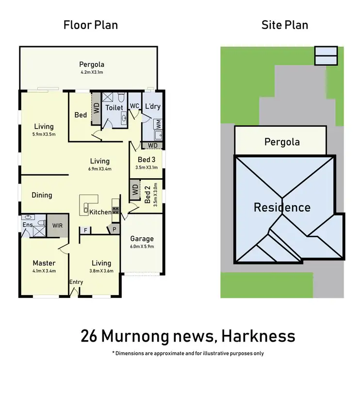 Floorplan of Homely house listing, 26 Murnong Mews, Harkness VIC 3337