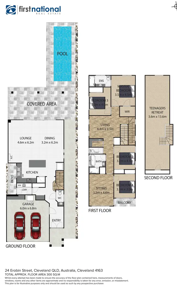 Floorplan of Homely house listing, 24A Erobin Street, Cleveland QLD 4163