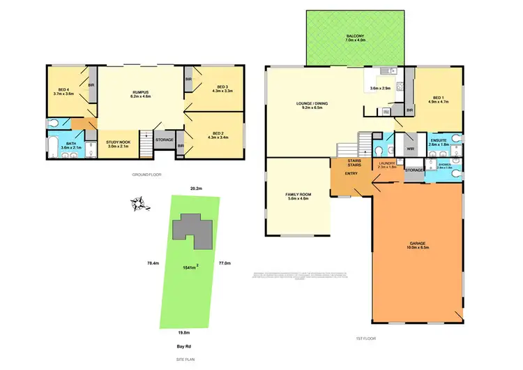 Floorplan of Homely house listing, 91 Bay Road, Bolton Point NSW 2283