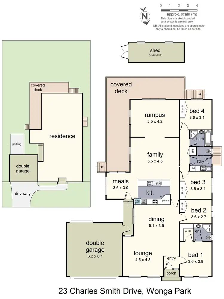 Floorplan of Homely house listing, 23 Charles Smith Drive, Wonga Park VIC 3115