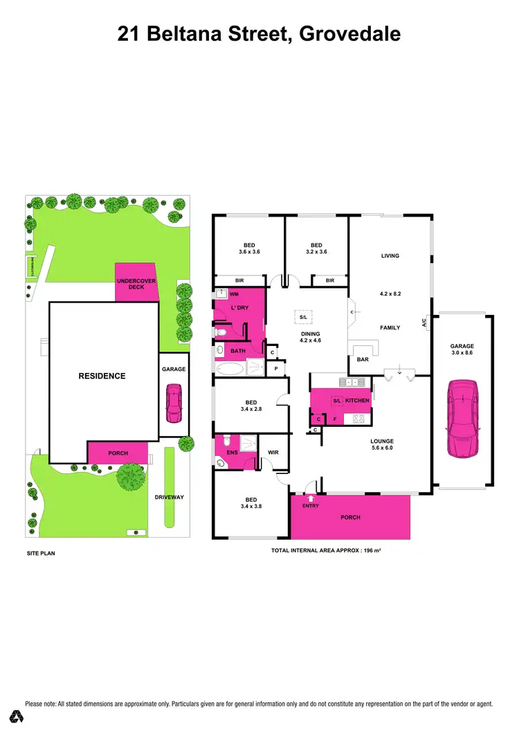 Floorplan of Homely house listing, 21 Beltana Street, Grovedale VIC 3216