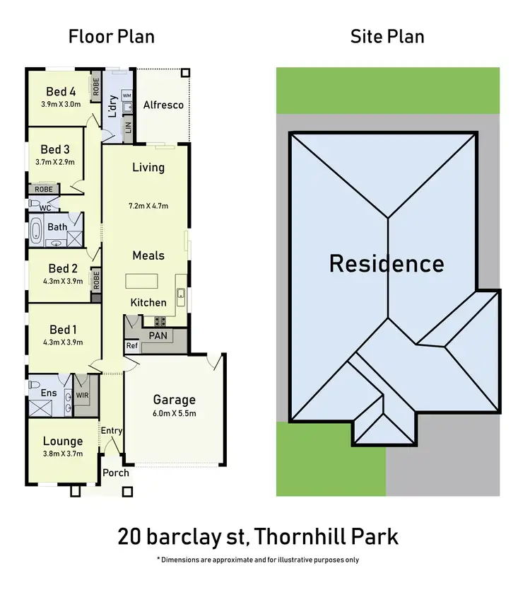 Floorplan of Homely house listing, 20 Barclay Street, Rockbank VIC 3335