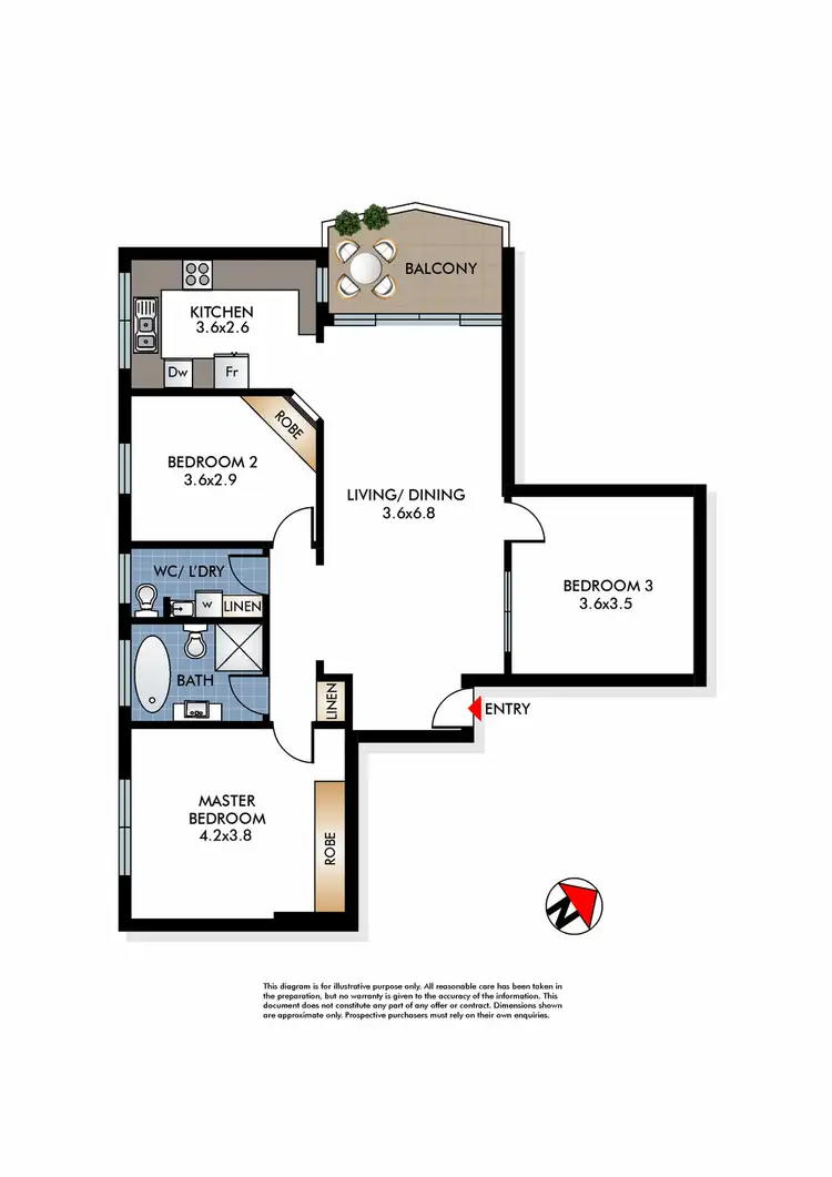 Floorplan of Homely apartment listing, 8/16 Notts Avenue, Bondi Beach NSW 2026
