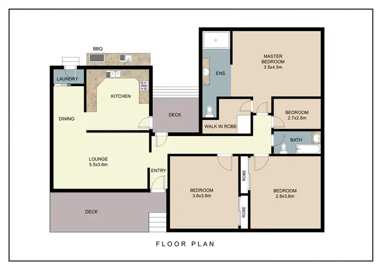 Floorplan of Homely house listing, 33 Hardwood Road, Landsborough QLD 4550