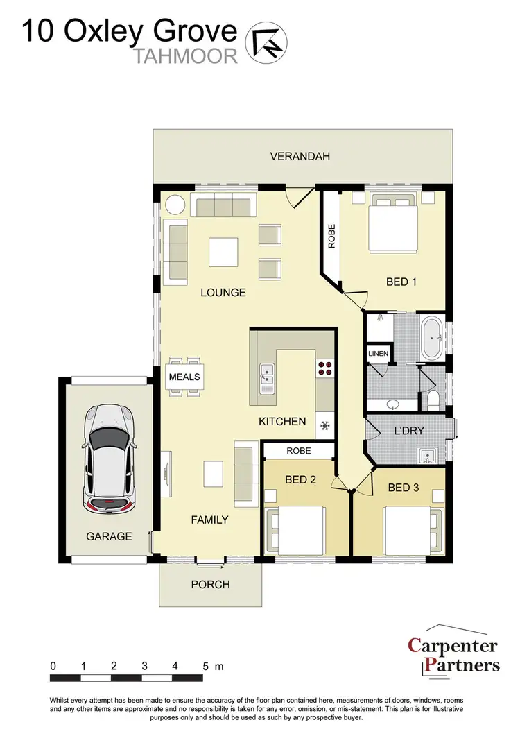 Floorplan of Homely house listing, 10 Oxley Grove, Tahmoor NSW 2573