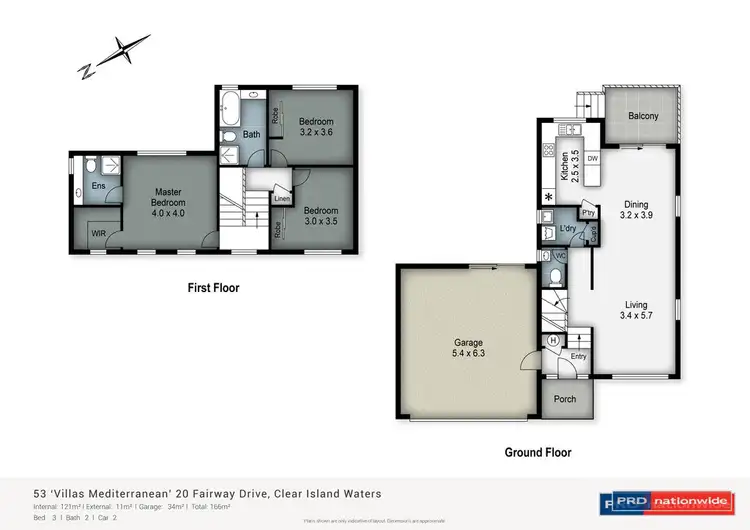 Floorplan of Homely unit listing, 53/20 Fairway Drive, Clear Island Waters QLD 4226