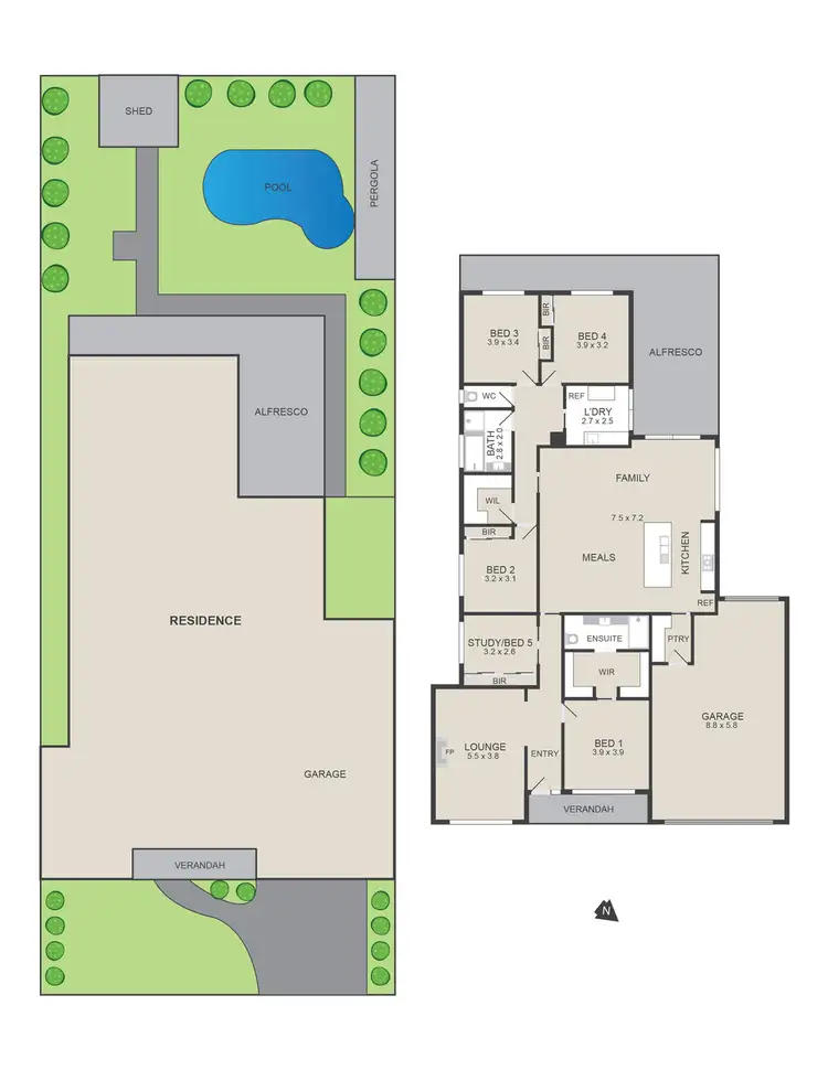 Floorplan of Homely house listing, 10 Kinglake Views, Whittlesea VIC 3757