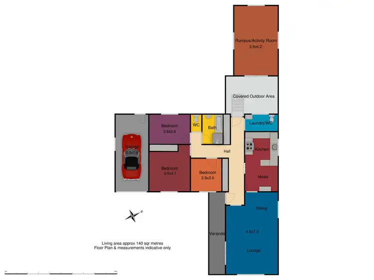 Floorplan of Homely house listing, 13 Caleula Crescent, Orange NSW 2800