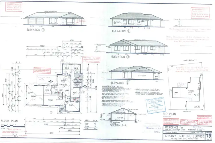 Floorplan of Homely house listing, 4 Challenge Close, Middleton Beach WA 6330