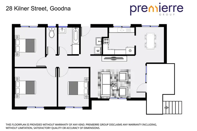 Floorplan of Homely house listing, 28 Kilner Street, Goodna QLD 4300