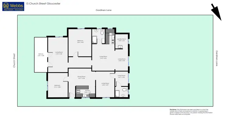 Floorplan of Homely house listing, 15 Church Street, Gloucester NSW 2422