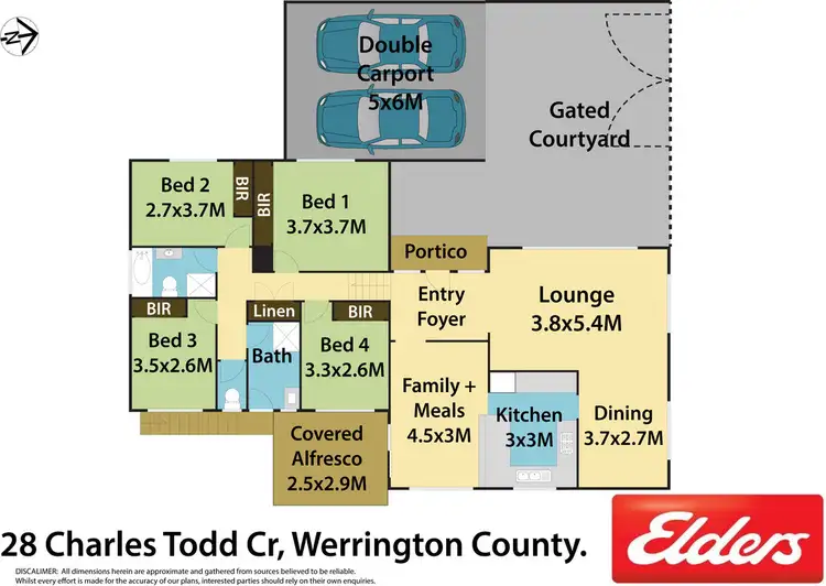 Floorplan of Homely house listing, 28 Charles Todd Crescent, Werrington County NSW 2747