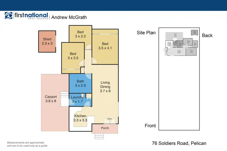 Floorplan of Homely house listing, 76 Soldiers Road, Pelican NSW 2281