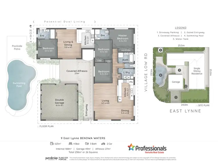 Floorplan of Homely house listing, 9 East Lynne, Benowa Waters QLD 4217