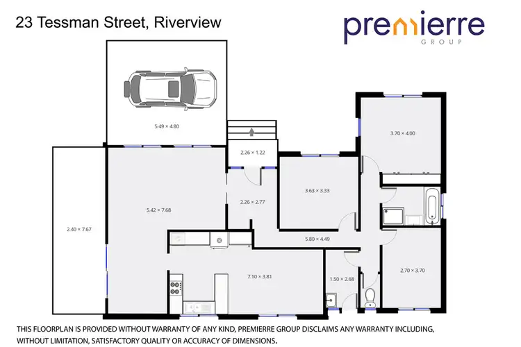 Floorplan of Homely house listing, 23 Tessman street, Riverview QLD 4303