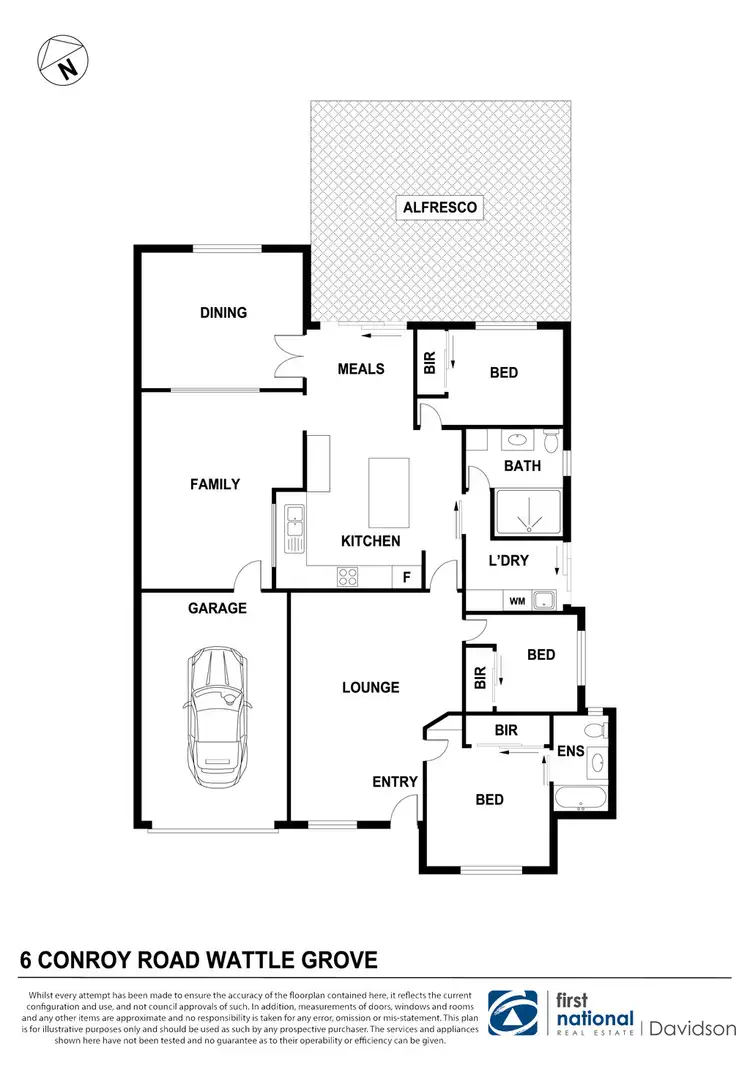 Floorplan of Homely house listing, 6 Conroy Road, Wattle Grove NSW 2173
