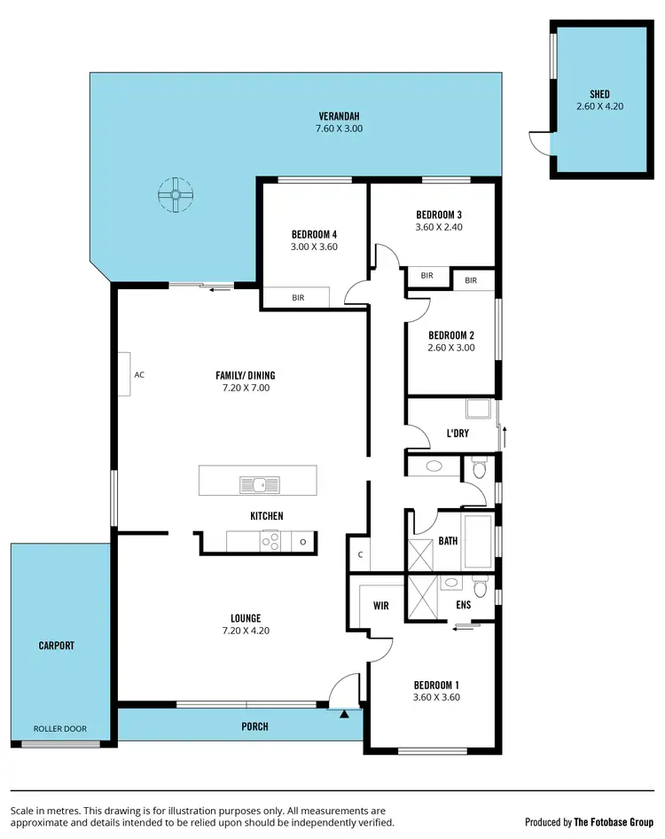 Floorplan of Homely house listing, 7 Cranbourne Drive, O'halloran Hill SA 5158