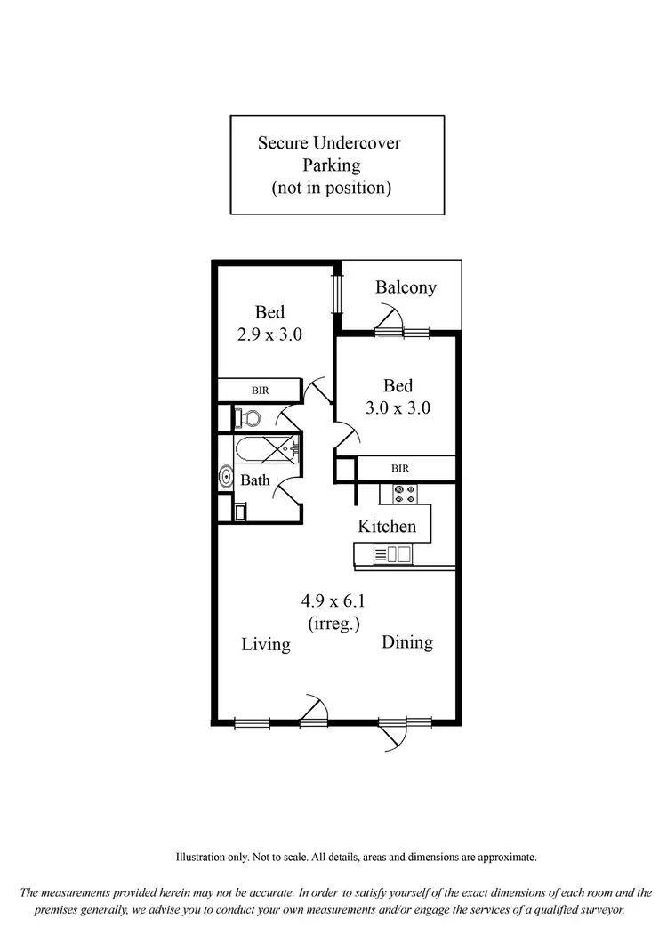 Floorplan of Homely house listing, 10/1086 Lygon Street, Carlton North VIC 3054